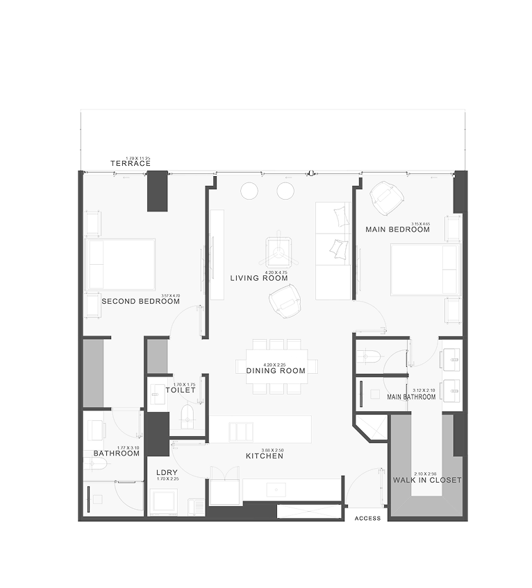 Apartment B Floor Plan